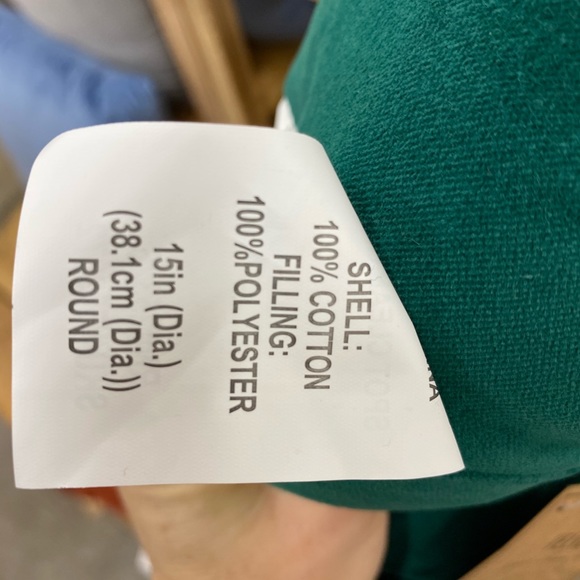 World Market 15” Velvet Round Pillow Set - Picture 3 of 3